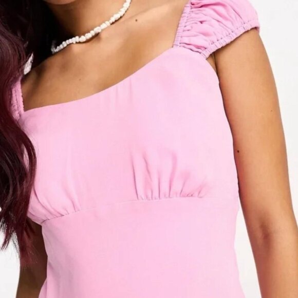 Abercrombie & Fitch Pink Midi Slip Dress - Picture 5 of 5